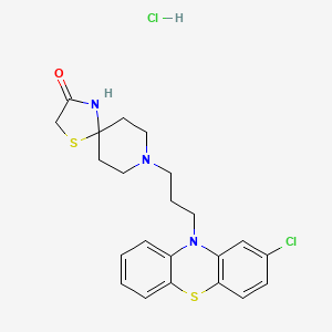 molecular formula C22H25Cl2N3OS2 B1681982 Clospirazine hydrochloride CAS No. 27007-85-8