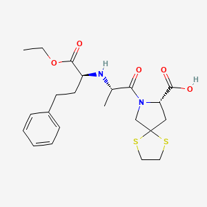molecular formula C22H31ClN2O5S2 B1681985 Spirapril CAS No. 83647-97-6