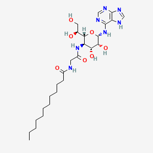 molecular formula C26H43N7O7 B1681986 Spm viii CAS No. 133397-76-9