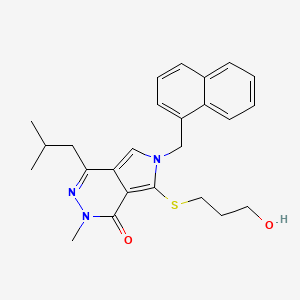 molecular formula C25H29N3O2S B1681991 SR 13800 