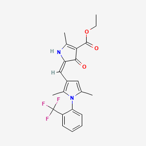 molecular formula C22H21F3N2O3 B1681998 TDR 32750 