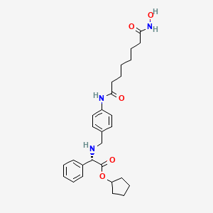 molecular formula C28H37N3O5 B1682000 Tefinostat CAS No. 914382-60-8