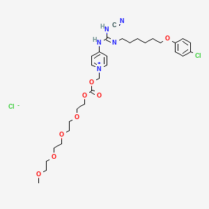 molecular formula C30H43Cl2N5O8 B1682002 Teglarinad Chloride CAS No. 432037-57-5