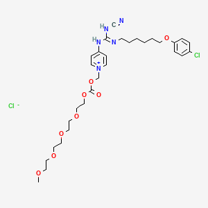 molecular formula C30H43Cl2N5O8 B1682002 特格拉利那氯化物 CAS No. 432037-57-5