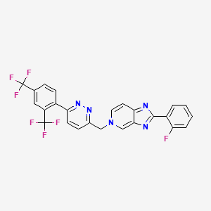molecular formula C25H14F7N5 B1682003 Tegobuvir CAS No. 1000787-75-6