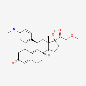 molecular formula C29H37NO4 B1682008 Telapristone CAS No. 198414-30-1