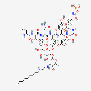molecular formula C80H106Cl2N11O27P B1682011 替拉万辛 CAS No. 372151-71-8