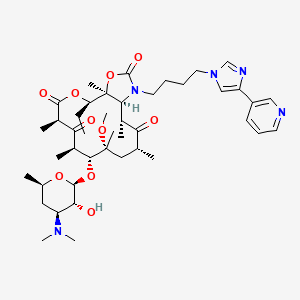 molecular formula C43H65N5O10 B1682012 Telithromycin CAS No. 191114-48-4