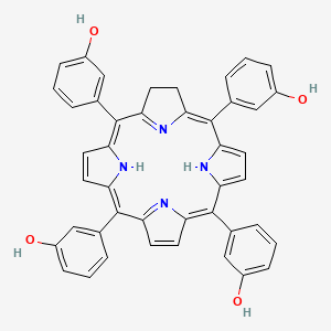 molecular formula C44H32N4O4 B1682017 替莫泊芬 CAS No. 122341-38-2