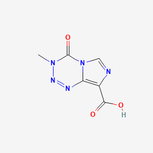 molecular formula C6H5N5O3 B1682019 替莫唑胺酸 CAS No. 113942-30-6