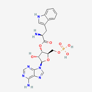molecular formula C21H24N7O8P B1682023 Tryptophyl adenylate CAS No. 31528-64-0