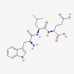 molecular formula C22H30N4O6 B1682024 Tryptophyl-leucyl-glutamic acid CAS No. 116778-82-6