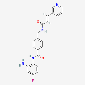 molecular formula C22H19FN4O2 B1682036 Tucidinostat CAS No. 1616493-44-7