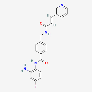 molecular formula C22H19FN4O2 B1682036 Chidamide CAS No. 1616493-44-7