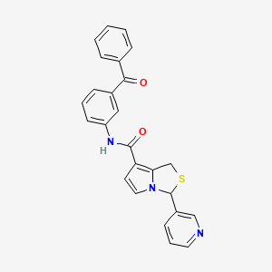 molecular formula C25H19N3O2S B1682042 Tulopafant CAS No. 116289-53-3