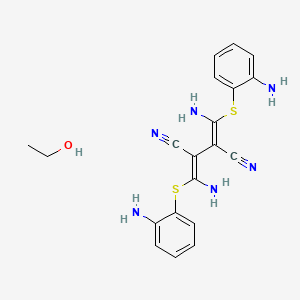 molecular formula C20H22N6OS2 B1682050 U0126-EtOH CAS No. 1173097-76-1