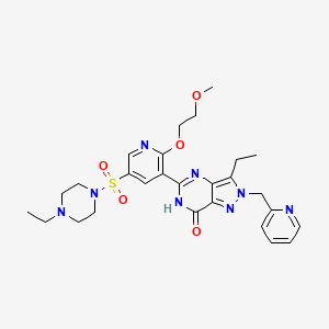 molecular formula C27H34N8O5S B1682059 UK 357903 CAS No. 247580-98-9