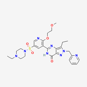 molecular formula C27H34N8O5S B1682059 Unii-D36Q3E2uuj CAS No. 247580-98-9
