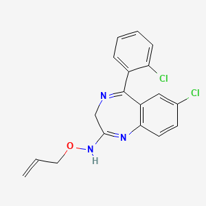 molecular formula C18H15Cl2N3O B1682060 Uldazepam CAS No. 28546-58-9