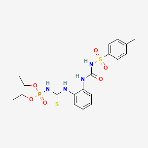 molecular formula C19H25N4O6PS2 B1682069 Uredofos CAS No. 52406-01-6