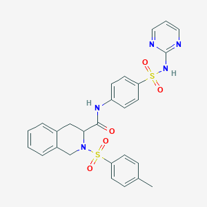 molecular formula C27H25N5O5S2 B1682085 Smapp1 CAS No. 327081-00-5