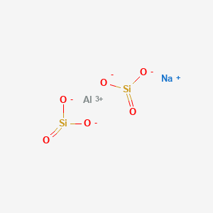 molecular formula Al2H2Na2O7Si B1682097 Sodium aluminosilicate CAS No. 1344-00-9