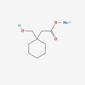 molecular formula C9H15NaO3 B1682099 Hexacyclonate sodium CAS No. 7009-49-6