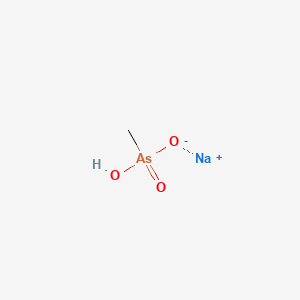 molecular formula CH5AsNaO3 B1682101 Sodium methylarsonate CAS No. 2163-80-6