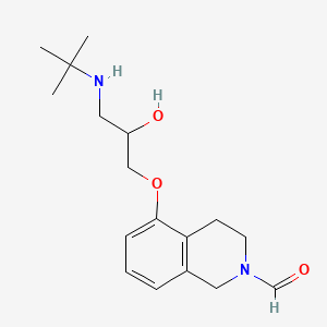 molecular formula C17H26N2O3 B1682110 Soquinolol CAS No. 61563-18-6