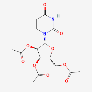 molecular formula C15H18N2O9 B1682115 Uridine triacetate CAS No. 4105-38-8