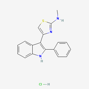 molecular formula C18H16ClN3S B1682122 VA-K-14 (hydrochloride) 