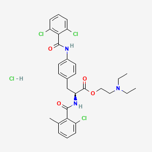 molecular formula C30H33Cl4N3O4 B1682124 Valategrast hydrochloride CAS No. 828271-96-1