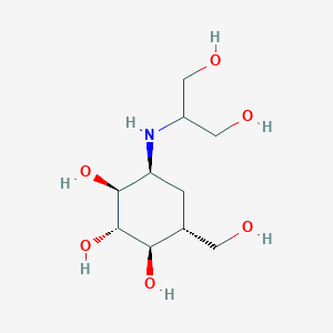 molecular formula C10H21NO6 B1682138 Valibose 