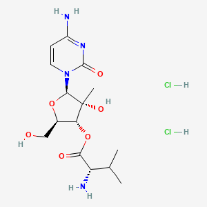molecular formula C15H26Cl2N4O6 B1682144 Valopicitabine dihydrochloride CAS No. 640725-71-9