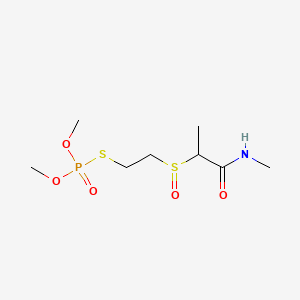 molecular formula C8H18NO5PS2 B1682148 Vamidothion sulfoxide CAS No. 20300-00-9