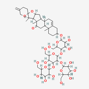 molecular formula C51H78O24 B1682165 Spiroakyroside CAS No. 139390-87-7
