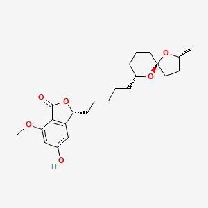 molecular formula C23H32O6 B1682166 Spirolaxine 