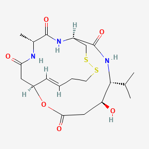 molecular formula C20H31N3O6S2 B1682171 spiruchostatin A CAS No. 328548-11-4