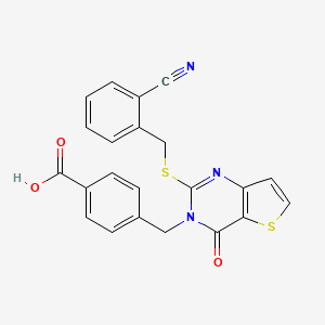 molecular formula C22H15N3O3S2 B1682173 SPL-334 
