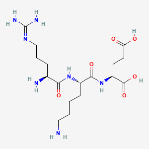 molecular formula C17H33N7O6 B1682175 Splenotritin CAS No. 105803-00-7