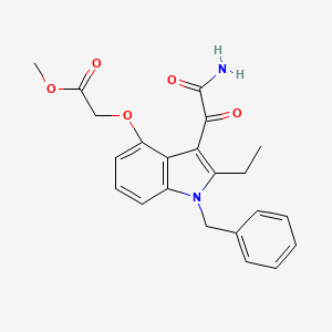 molecular formula C22H22N2O5 B1682184 Varespladib Methyl CAS No. 172733-08-3