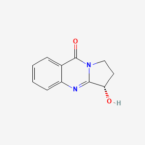 molecular formula C11H10N2O2 B1682191 (-)-Vasicinone CAS No. 486-64-6