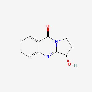 molecular formula C11H10N2O2 B1682191 Vasicinone CAS No. 486-64-6