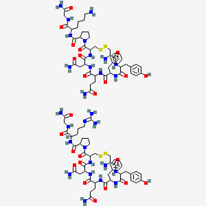 molecular formula C92H130N28O24S4 B1682192 垂体后叶素 CAS No. 11000-17-2