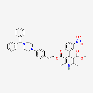 molecular formula C41H42N4O6 B1682194 Vatanidipine CAS No. 116308-55-5