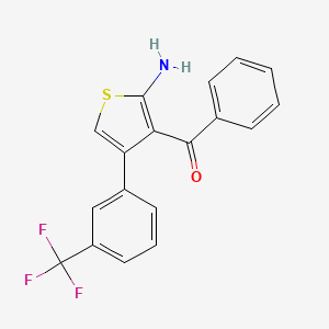 molecular formula C18H12F3NOS B1682199 VCP171 CAS No. 1018830-99-3