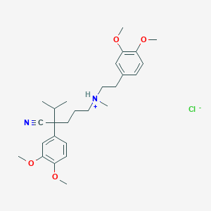 molecular formula C27H39ClN2O4 B1682204 Verapamil hydrochloride CAS No. 152-11-4