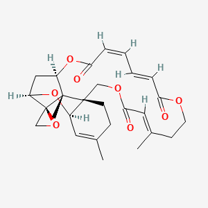 molecular formula C27H32O8 B1682207 疣毒素 J CAS No. 4643-58-7