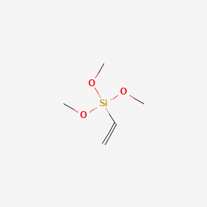 molecular formula C5H12O3Si B1682223 Vinyltrimethoxysilane CAS No. 2768-02-7