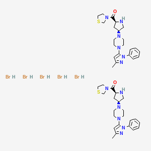 molecular formula C44H65Br5N12O2S2 B1682224 Teneligliptin hydrobromide CAS No. 906093-29-6